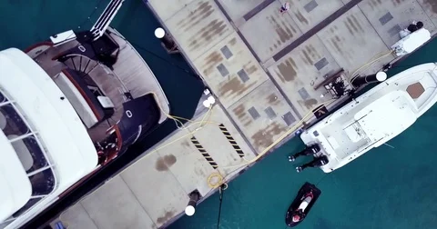 Rise from Pier Stock Footage 74745015