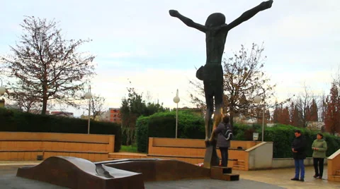 The Risen Christ Stock Footage 34661178