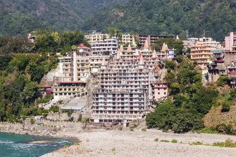 Rishikesh in India Stock Photos