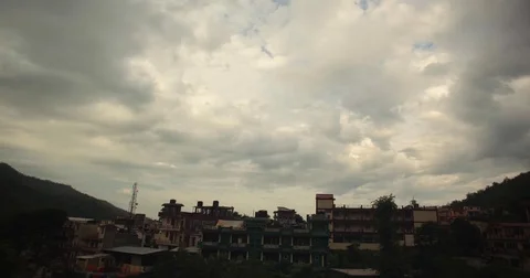Rishikesh Time Lapse Stock Footage 72988096