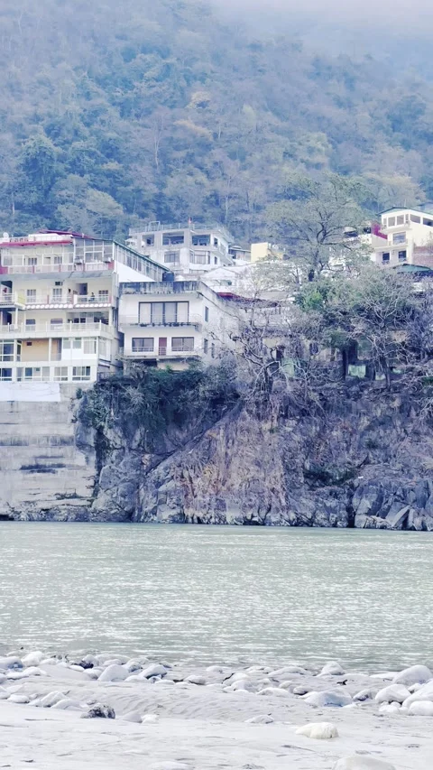 Rishikesh Uttarakhand 8 march 2024. River rafting, water sport Stock Footage 271617715