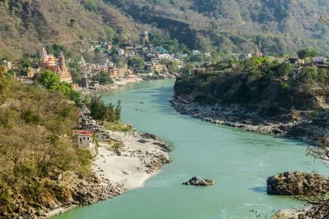 Rishikesh Valley Foto stock