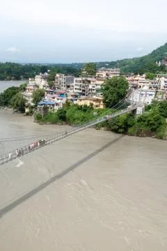 Rishikesh-valley Foto stock