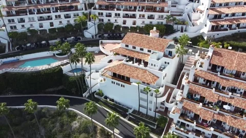 Rising above the condos Stock Footage 175471779