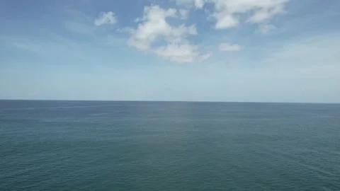 Rising Above The Ocean Stock Footage 219238099