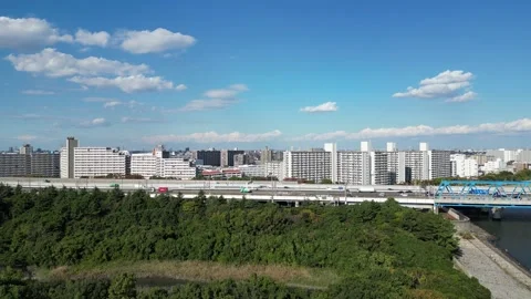Rising Above the Trees: A Drone's Eye View of Tokyo 動画素材 226927395