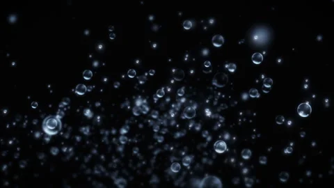 Rising Air Bubbles Stock Footage 245188087
