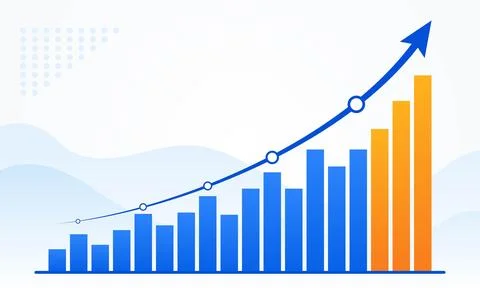 Rising Arrow Illustrazione stock