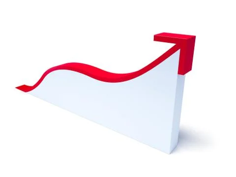 Rising arrow show solution Stock Illustration