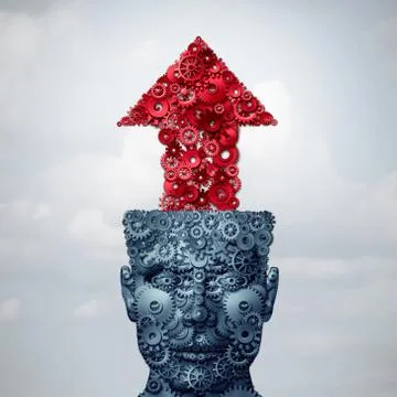 Rising Artificial Intelligence Stock Illustration