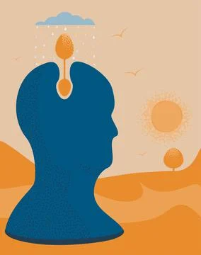 The rising awareness Stock Illustration