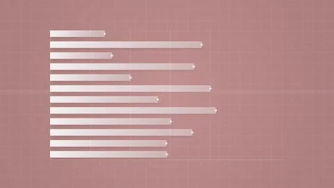 Rising Bar Chart with Data Visualization, Financial Growth, and Analytics B.. Stock Footage 346659782