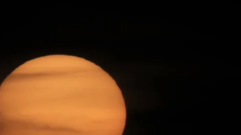 Rising big sun Stock-Footage 74899308