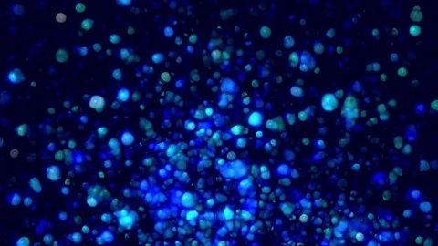 Rising blue bubbles Stock Footage 82252434