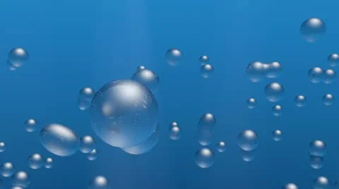 Rising bubbles background Stock Footage 10566553