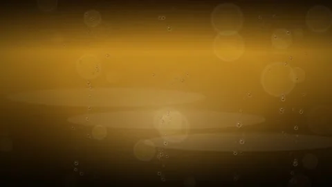 Rising Champagne Bubble Loop - Gold Gradient Celebration Backdrop Stock Footage 341954851