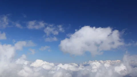Rising Clouds and Sea of Clouds Stock Footage 324950587