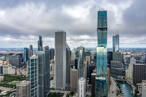 Rising to the cloudy Skies Foto stock