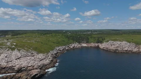 Rising Coast Stock Footage 343691579