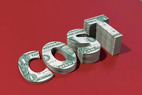 Rising Costs Stock Illustration