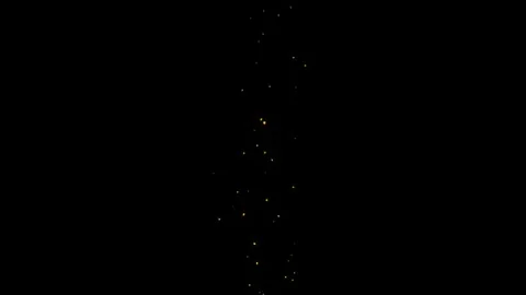 Rising Ember Particle. Big Fire Ember. Spark from Fire. Loop Animation Stock Footage 284918035