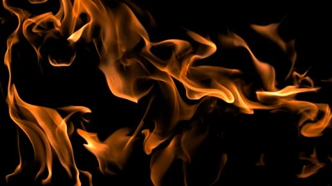 Rising flames of fire across the screen Video stock 122156109