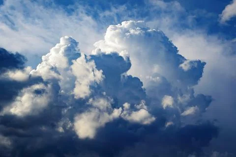 Rising forming storm cloud Stock Photos