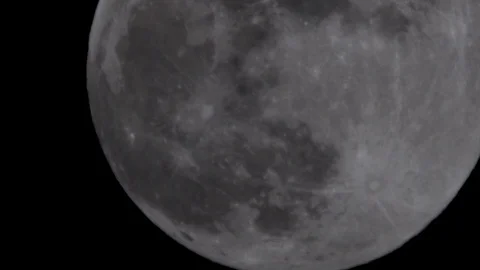 Rising full moon - time lapse - eightfold 8x - HD stock video Stock Footage 86652789