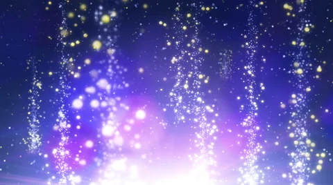 Rising golden bubbles on purple Stock Footage 59299711