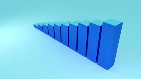 Rising graph arithmetic Stock Footage 32934884