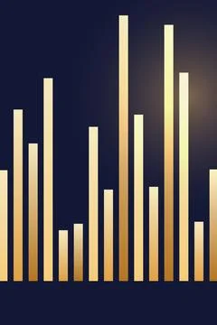 Rising Graph Chart, Data Visualization, Business Growth Stock Photos