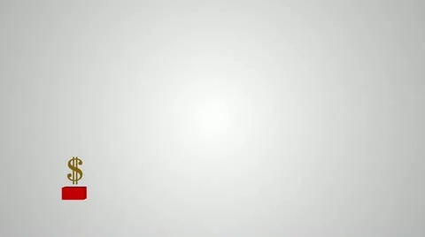 Rising graph with dollar symbol. Stockbeeldmateriaal 13129108
