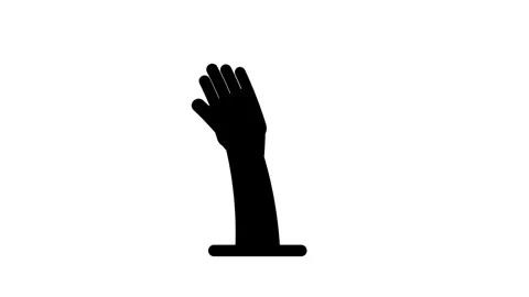 Rising Hand Stock Footage 335815096