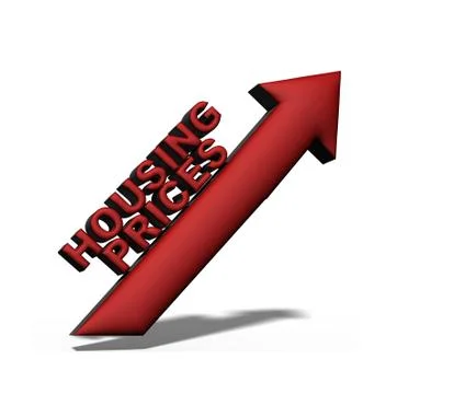 Rising Housing Prices Stock Illustration