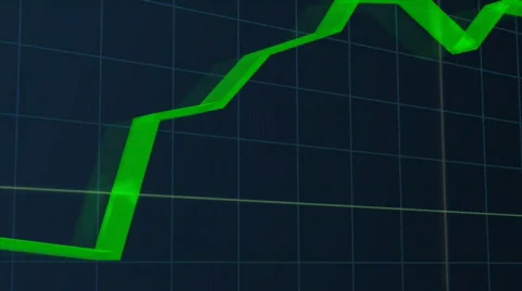 Rising markets chart Stock Footage 585948