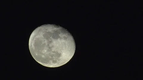 RISING MOON Stock Footage 83132543