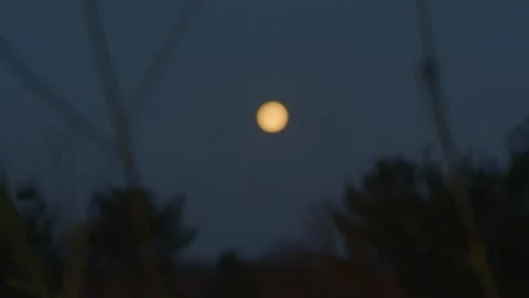 Rising moon Stock Footage 171972210