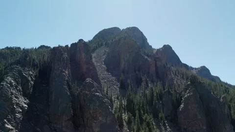 Rising Up a Mountain Stock Footage 250434447