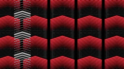 Rising Neon Arrows Stock Footage 56908888