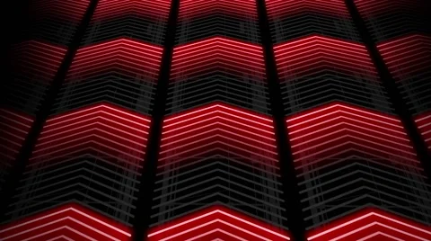 Rising Neon Arrows Stock Footage 56912184