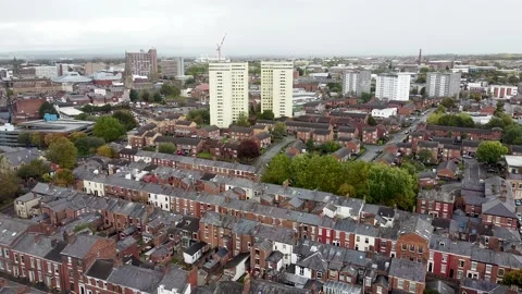 Rising over preston Video stock 163673312