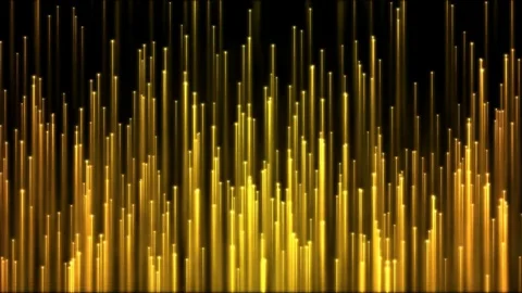Rising Particle Beams Background Animation - Yellow 스톡 동영상 73928574