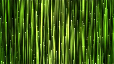 Rising Particle Beams Background Animation - Loop Green Stock Footage 73968671