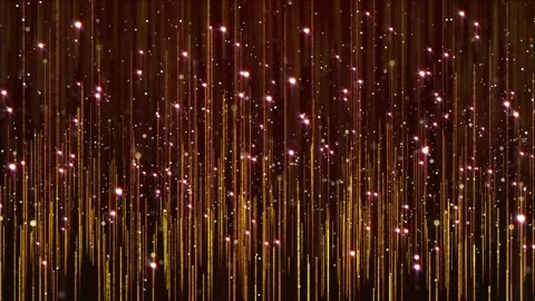 Rising Particles on a Yellow Background Stock Footage 239019719