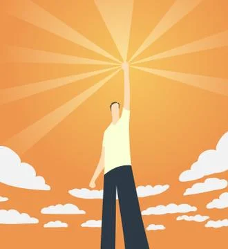 Rising power Ilustração Stock