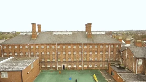 Rising prison shot with tilt Video stock 82460971