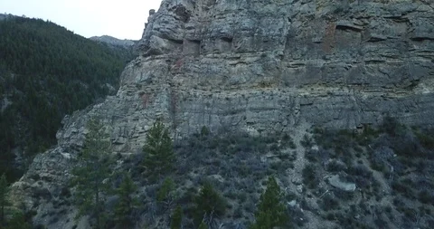 Rising in the rockies Stock Footage
