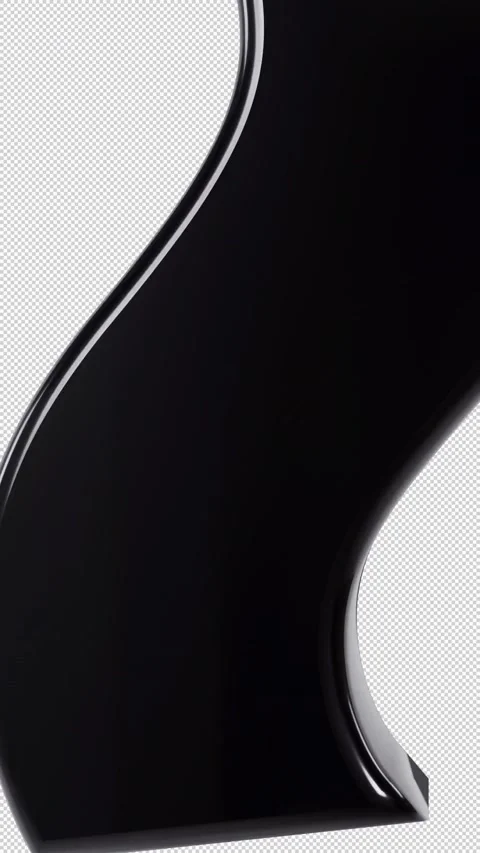 Rising Scale up Black Question Mark Transition Isolated on alpha background Stock Footage 237597990