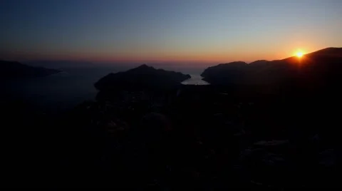 Rising sea mountains Video stock 49071096