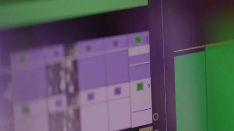 Rising Sound Bars on an Editing Program Видео 270312712